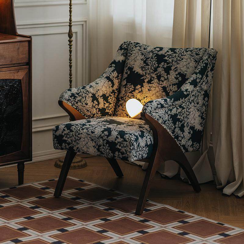 物应法式复古REN休闲椅布艺单人懒人沙发客厅阳台躺椅沙发椅椅子,住宅家具,沙发椅,淘宝优惠券,粉丝福利购,淘宝优惠卷