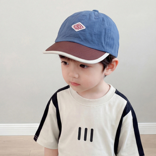 儿童帽子鸭舌帽春夏季宝宝薄款速干棒球帽男童女童遮阳帽防晒帽