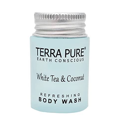 Terra Pure White Tea& Coconut Body Wash Travel Size Hotel