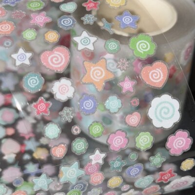 【软组织】vol.9|原创贴纸卷散装鱼卷点缀deco手帐咕卡贴胶带分装