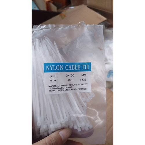 尼龙扎带 自锁式束线带 优质捆绑带尺寸可选塑料黑白扎带