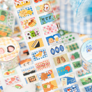 语闲标签模切胶带分装 旧时和风系列日系古早风素材手帐diy装饰贴