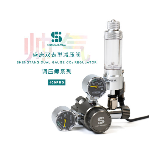 盛唐二氧化碳减压表双表电磁阀