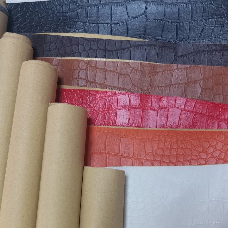 自粘背胶皮革鳄鱼纹修补贴沙发床头餐桌面粘贴人造革音箱自粘面料