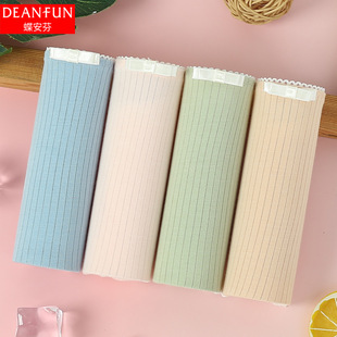 29车 蝶安芬女士内裤 头 中腰性感无痕女生平角裤 透气纯棉短裤