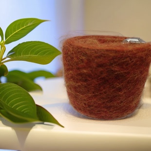 正品马海毛线羊毛混纺线软糯焦橙色毛线不掉毛蓬松有光泽秋冬手编