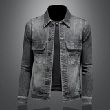 2026春装新款男士休闲牛仔夹克衫水洗外套工装款N9608P138镂空，男装夹克，电商D230