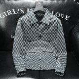 沙发2023春装新款男士休闲夹克衫西装领千鸟格外套JK591P155，男装夹克，电商D230