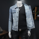 2026春装新款男士休闲牛仔夹克衫水洗外套工装款N321P128假模，男装夹克，电商D230