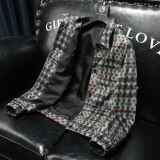 沙发2024春装新款男士休闲夹克衫西装领条纹字母外套JK595P155，男装夹克，电商D230