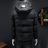 2023冬季新款80绒羽绒服翻领小格子印花连帽外套Y28362P265假模，男装羽绒服，电商D230