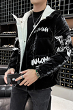 亮面微阔2020冬季男士连帽新款80绒羽绒服潮流时尚外套Y87P195，男装羽绒服，电商D230