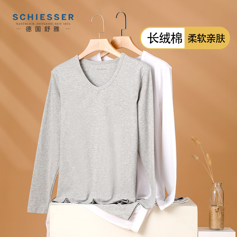 舒雅男全棉薄款保暖内衣