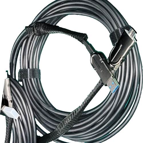USB3.0光纤线A公MicroB数据线缆兼容海康大恒华睿basler工业相机