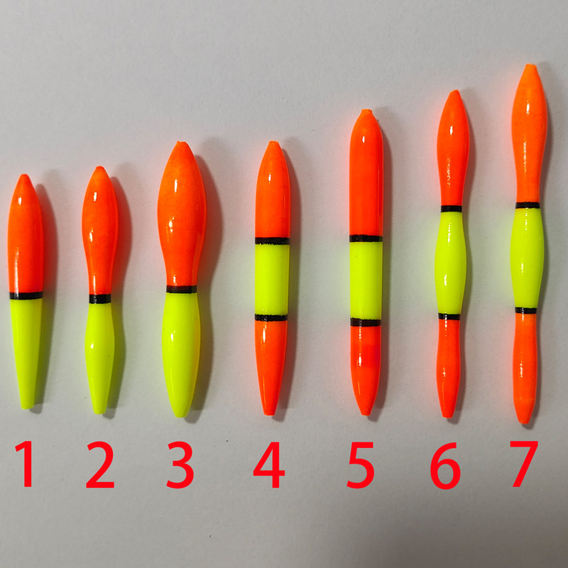 나노 소재 두꺼운 눈길을 끄는 콩 수제 두꺼운 플로트 꼬리 대형 꼬리 낚시 플로트 액세서리 내부 구멍 1.2MM