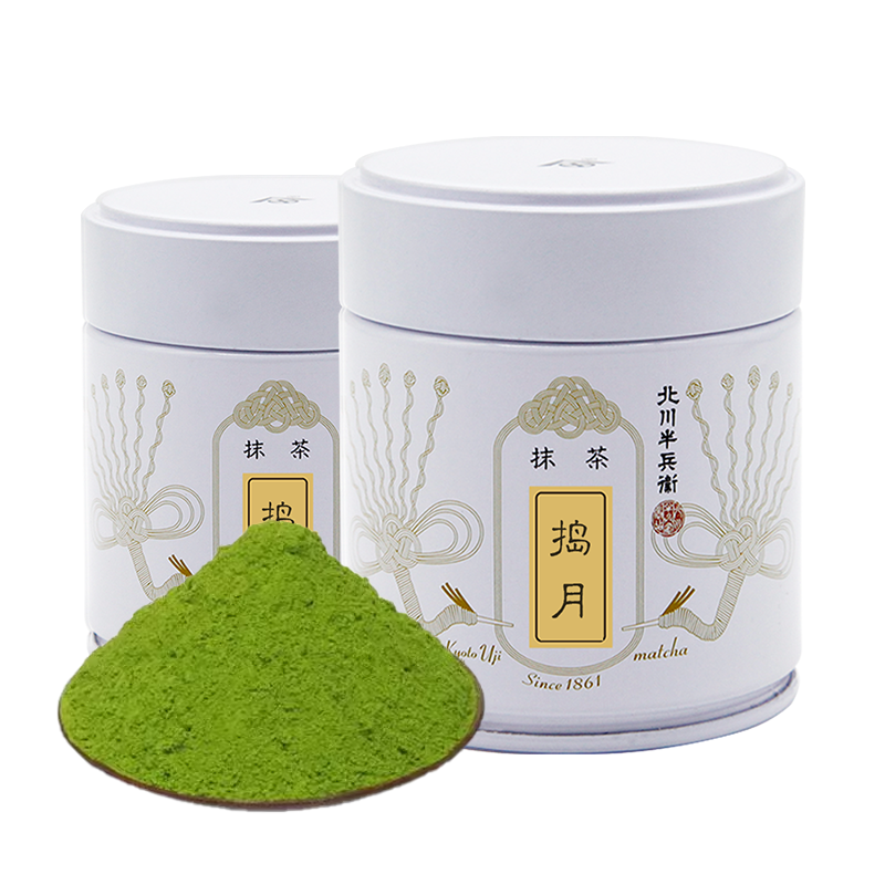 北川半兵卫国产抹茶粉烘焙冲饮甜品泡水拿铁奶茶抹茶原料捣月40g