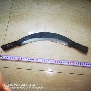 割松油专用半月型刮皮刀双握  锋利耐用 手工锻打半月型刮皮刀A款
