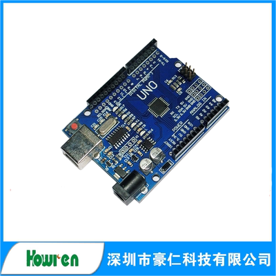 直销包邮 ATmega328P单片机 R3开发板CH340G改进行家优化版配线