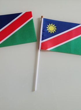 8号纳米比亚国旗可开票小国旗手挥旗手摇旗小旗子Namibia Flag