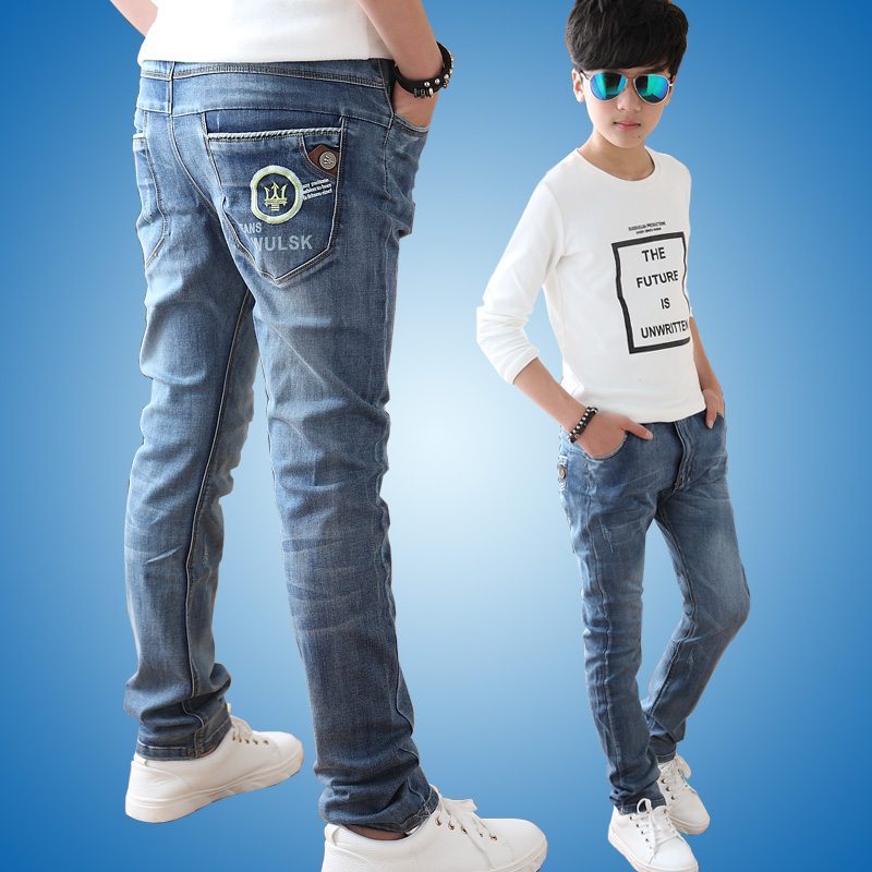 Pantalon garcon jeans Boy en toile - Ref 2055161 Image 3