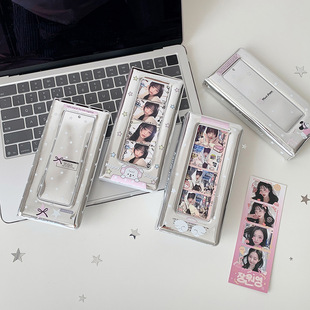 ins原创星星人生四格相册飞机票票据留念收纳册追星四连小卡卡册