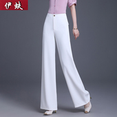 子夏季 跳舞裤 薄款 女长裤 垂感裤 气质阔脚裤 高腰阔腿裤 宽松广场舞裤