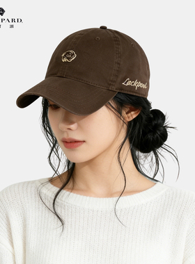 LACKPARD女士2025年新款棒球帽韩版刺绣软顶显脸小男鸭舌帽帽子