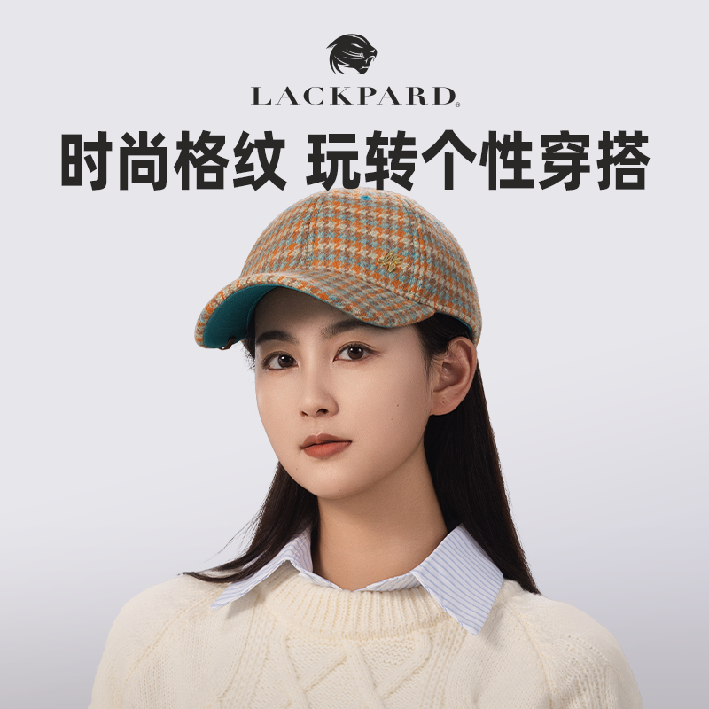 lackpard羊毛软顶帽小鸭舌帽