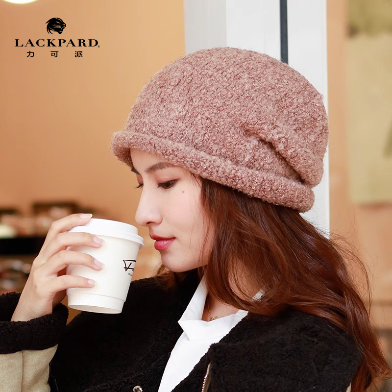 lackpard羊毛大弹力针织帽