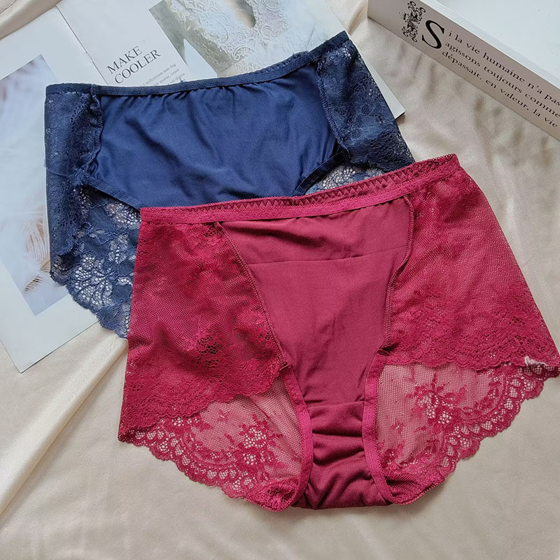年前清仓出口韩国蕾丝加牛奶丝三角裤无痕中腰包臀性感内裤薄款女,女士内衣/男士内衣/家居服,女三角裤,淘宝优惠券,粉丝福利购,淘宝优惠卷
