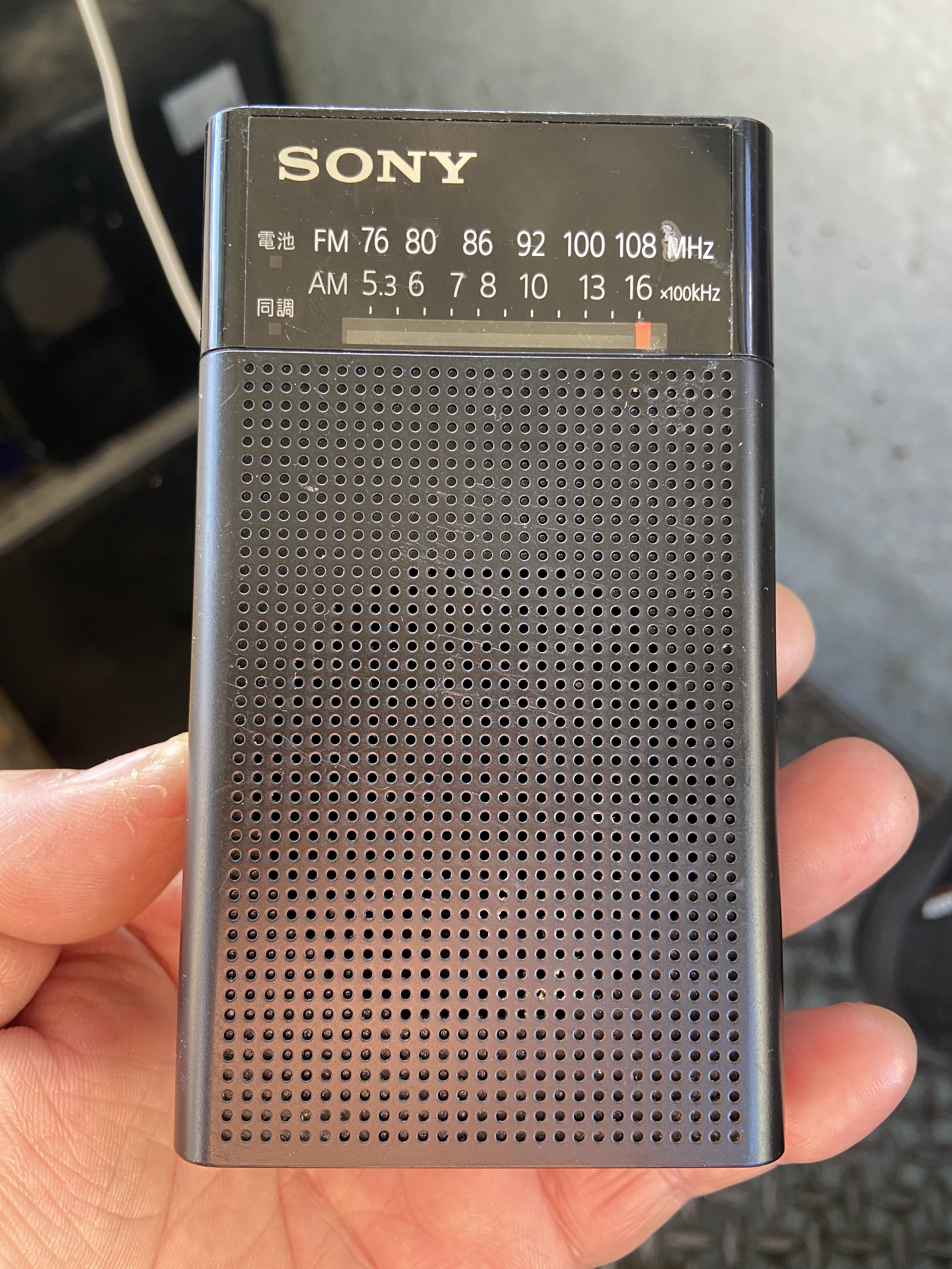 中古回流二手索尼SONY ICF-P26便携收音机FM/AM双波段店长推荐