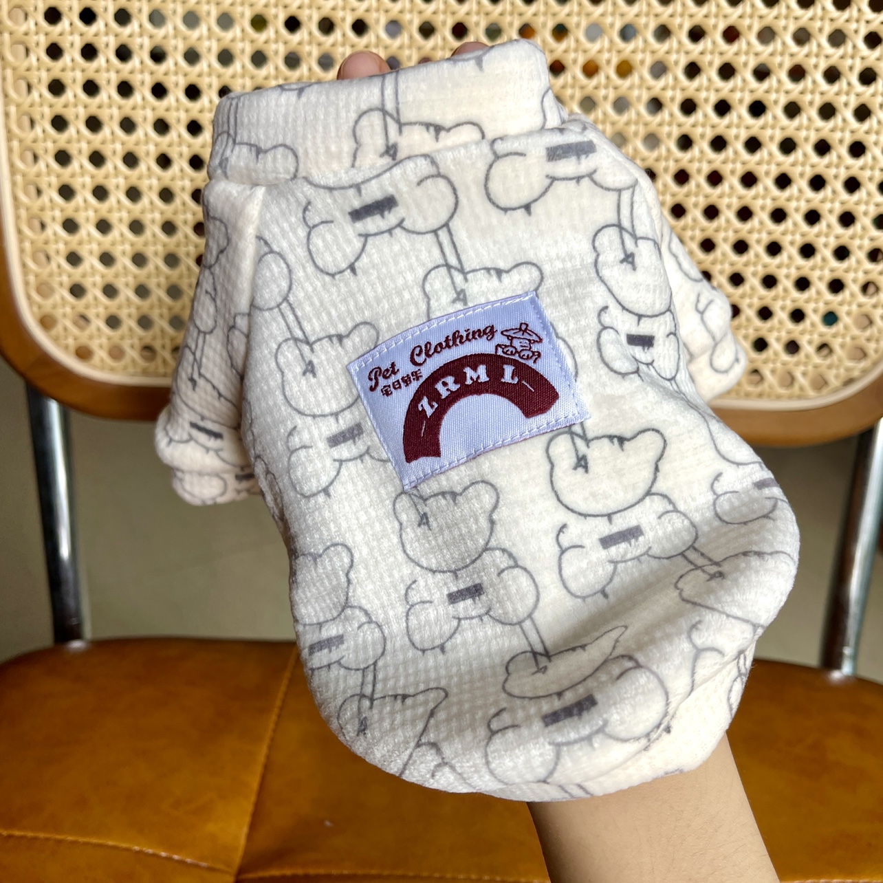 秋冬宠物衣服泰迪比熊打底衫家居服纯棉加绒保暖猫咪英短蓝猫衣服