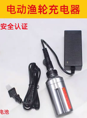 适用于达瓦DAIWA/喜玛诺电动轮渔轮手雷渔轮电池充电器16.8V电源