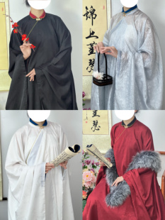 锦上堇瑟【佳人】明制仿花萝仿孔府立领大襟斜襟长衫春秋冬款汉服
