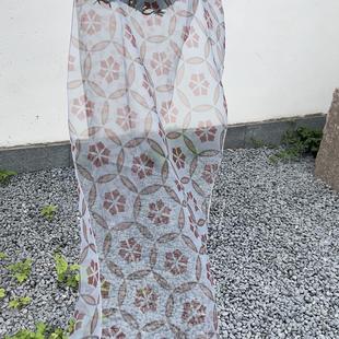 花月宴汉服披帛大方量舞蹈飘带多色女汉服配饰仙气百搭唐风团花