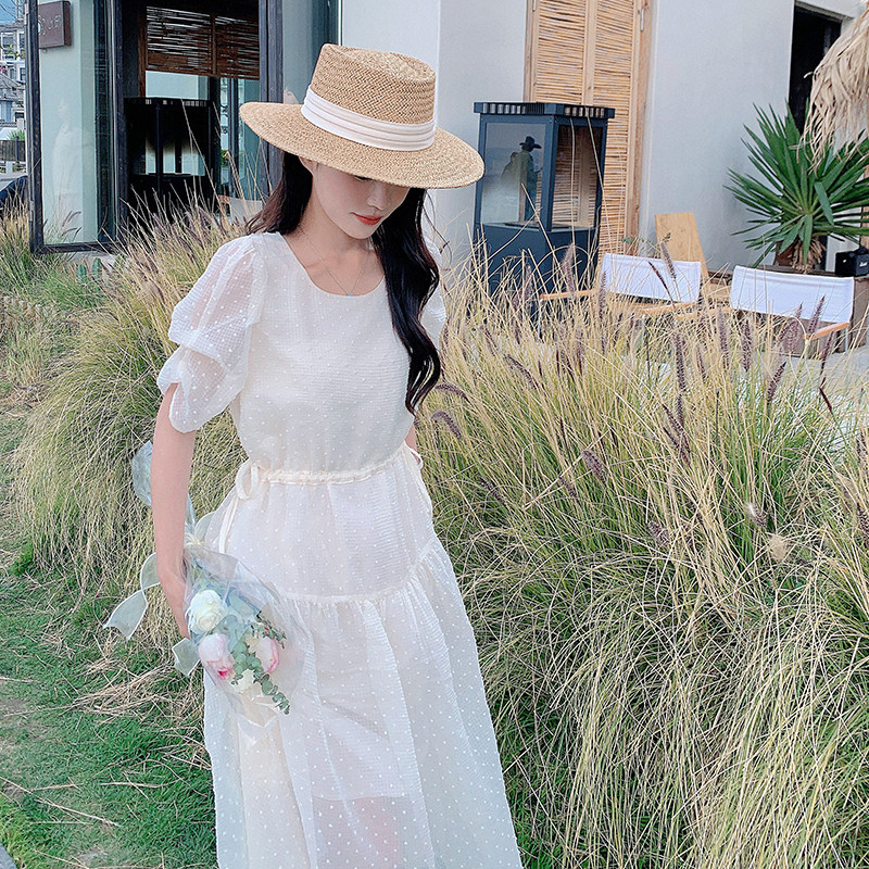 现货2023夏雪纺度假旅行连衣裙X366-P110-控168，女装连衣裙，浙宝256