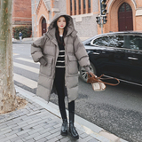 两天内出货2022冬新款长款连帽服D722-P190-控278，女装棉衣/棉服，浙宝256