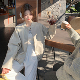 档口已现货2026春皮衣上衣外套C208皮衣-P165-控268，女装皮衣，浙宝256