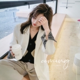 高级感女神范白色小西装外套女春秋2025新款爆款宽松休闲百搭西服，女装西装，浙宝256