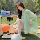 防晒服套装女2025年夏季新款简约纯色薄款宽松短裤防晒休闲两件套，女装套装/套裙，浙宝256