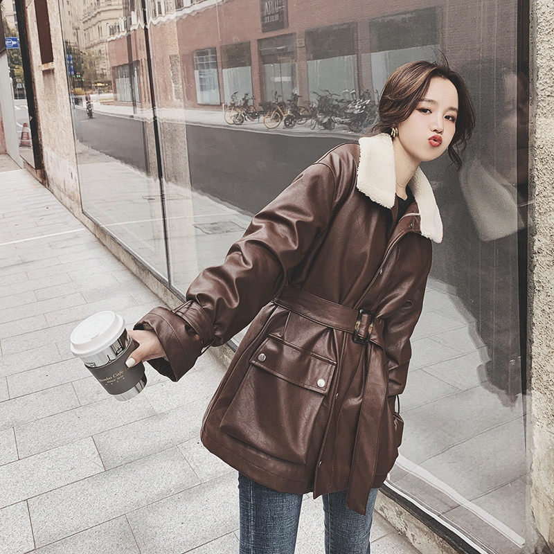 档口现货2026冬新款皮衣派克服里面兔毛D941-P185-控278,女装派克服,浙宝256