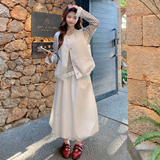 现货2026春?C204马甲裙子T恤三件套-P220-控358，女装套装/套裙，浙宝256