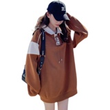 出货中2022秋新款中长款卫衣Q582-P105-控158，女装卫衣/绒衫，浙宝256