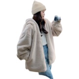 已现货2023冬新款兔耳朵外套内里加绒D712-P150-控228，女装棉衣/棉服，浙宝256