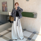 档口已现货2026春短款腰果图案上衣外套Q631-P150-控248，女装短外套，浙宝256