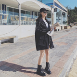 【档口现货】2023秋连帽立体口袋短外套黑色C115-P150-控208，女装短外套，浙宝256