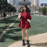 现货中长款风衣外套女7150-P125控188，女装风衣，浙宝256