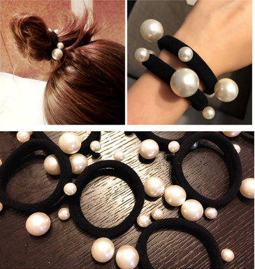 丸子頭頭繩 韓國風可愛發飾大牌簡約飾品無接縫珍珠皮筋發圈發繩在類目 飾品/流行首飾/時尚飾品新, 髮飾中 - 來自Buy2taobao.com提供專業的淘寶代購服務