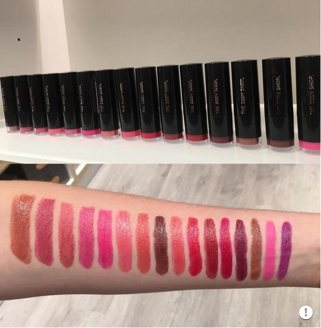 Body Shop/Colour Crush™ Lipsticks绚丽高光泽保湿滋润口红唇膏
