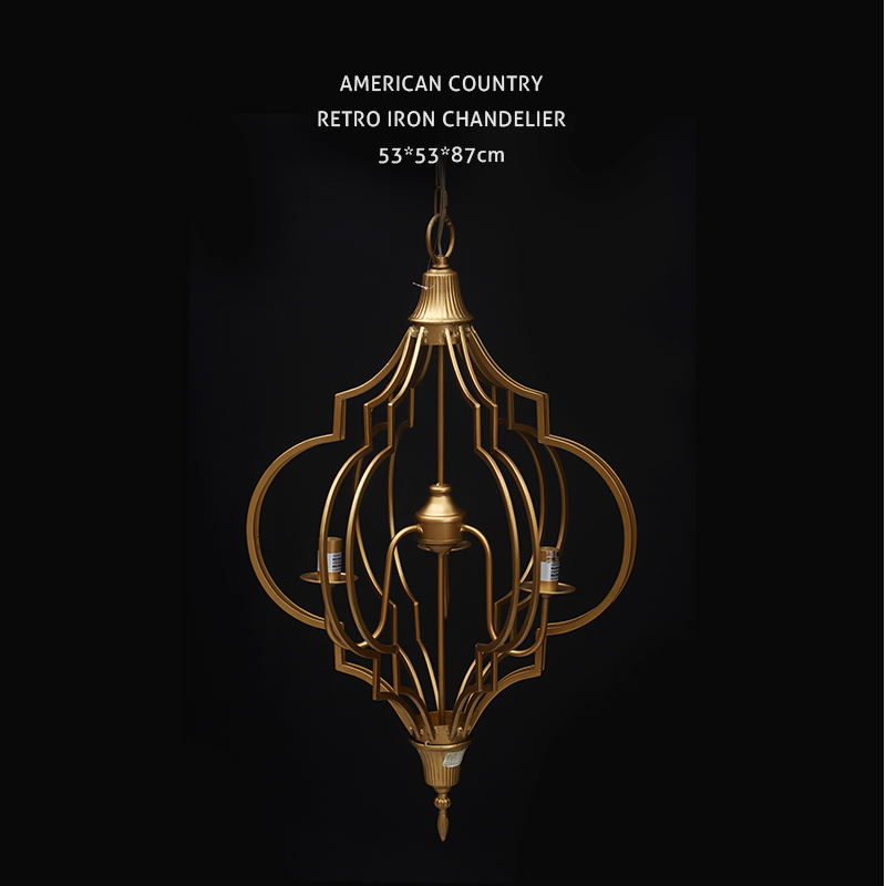美式吊灯铜金色复古铁艺灯具镂空卧室餐厅灯走廊过道玄关入户吊灯,家装灯饰光源,客厅吊灯,淘宝优惠券,粉丝福利购,淘宝优惠卷